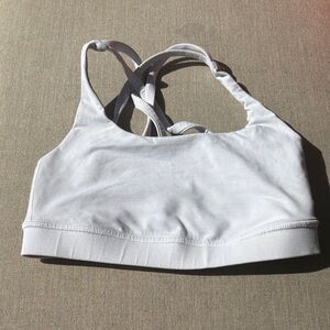 Lululemon Athletica White Sports Bra